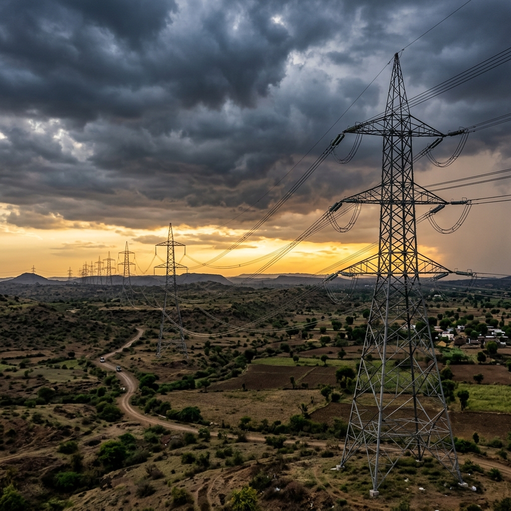 Power transmission towers