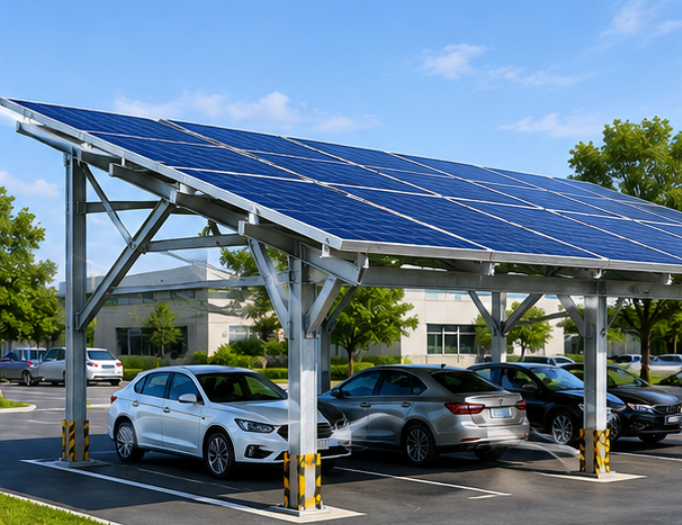 Solar Carport Structure